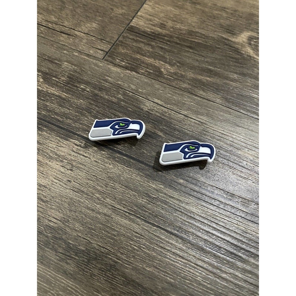 Seattle Seahawks Football Team Sports Charm For Crocs - 2 Pieces